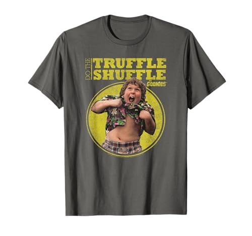THE GOONIES Herren T-Shirt Grau S Chunk Truffle Shuffle Crew Neck Kurzarm Klassische Passform Imported THE GOONIES Herren T-Shirt Grau S Chunk Truffle Shuffle Crew Neck Kurzarm Klassische Passform Imported von THE GOONIES