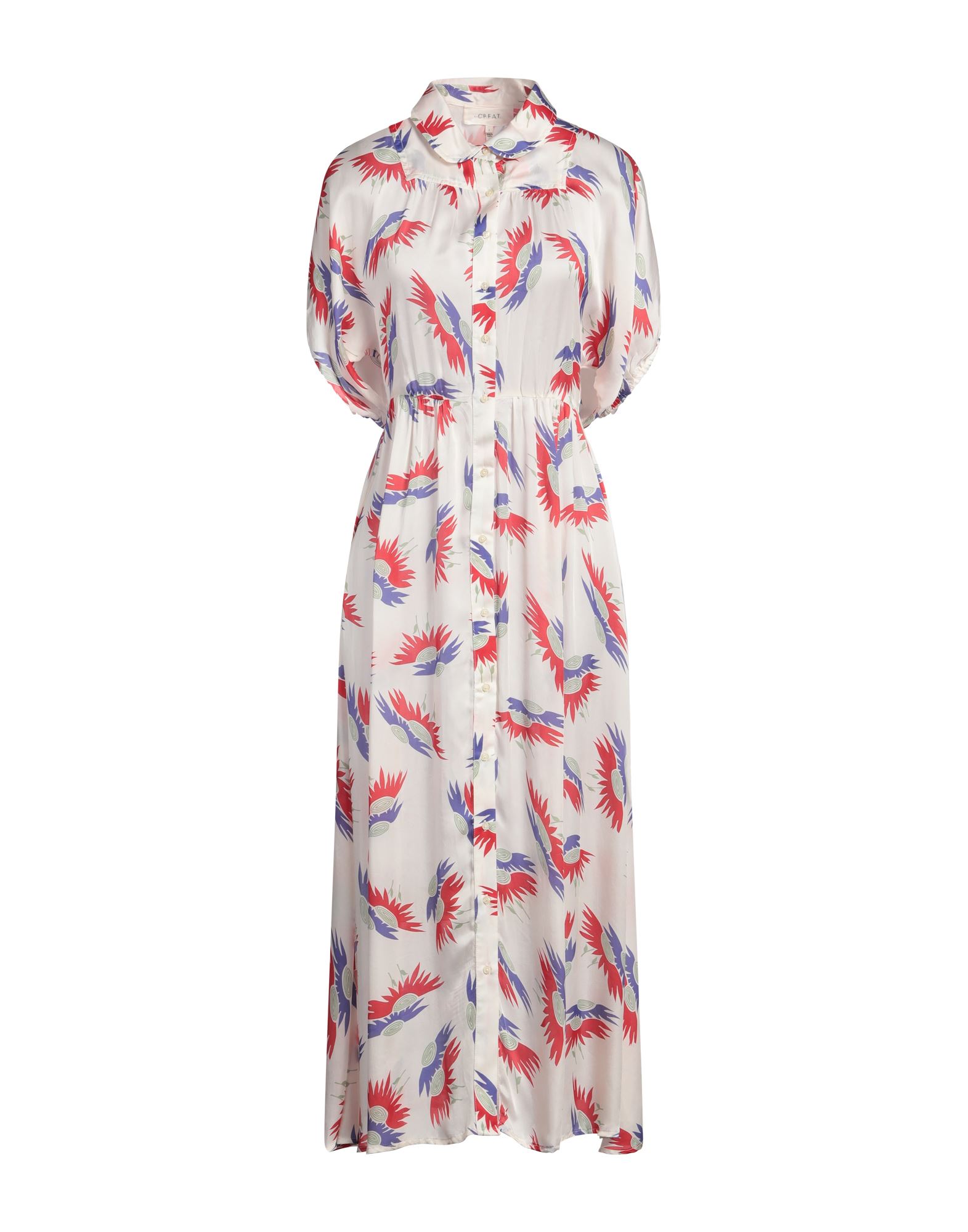THE GREAT. Midi-kleid Damen Off white THE GREAT. Midi-kleid Damen Off white von THE GREAT.
