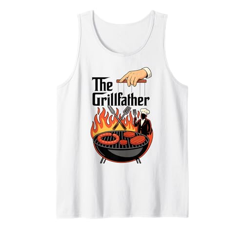 Herren THE GRILLFATHER X Grillen Griller Grillmeister Vatertag Tank Top von THE GRILLFATHER X Serial Griller & Grillmeister