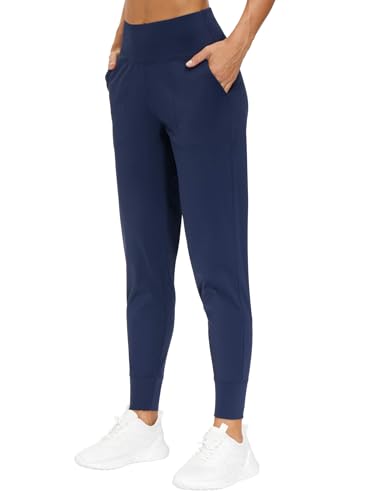 THE GYM PEOPLE Damen-Jogginghose, leichte athletische Leggings, konische Loungehose für Workout, Yoga, Laufen, Blau, X-Groß von THE GYM PEOPLE