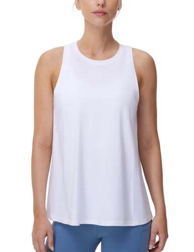 THE GYM PEOPLE Damen Rundhalsausschnitt Sport Tank Top Lose Passform Ärmellos Sporttop Yoga Running Shirts von THE GYM PEOPLE