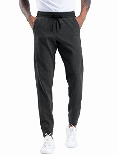 THE GYM PEOPLE Jogginghose Herren Fleece Trainingshose Sporthose Männer Lang Sport Hose Baumwolle Sweathose Jogger Freizeithose mit Tiefen Taschen von THE GYM PEOPLE
