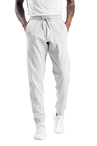 THE GYM PEOPLE Jogginghose Herren Fleece Trainingshose Sporthose Männer Lang Sport Hose Baumwolle Sweathose Jogger Freizeithose mit Tiefen Taschen von THE GYM PEOPLE