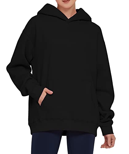 THE GYM PEOPLE Kapuzenpullover Damen Oversize Hoodie Pullover Weiches Fleece Langarm Sweatshirt Locker Oberteil mit Taschen von THE GYM PEOPLE