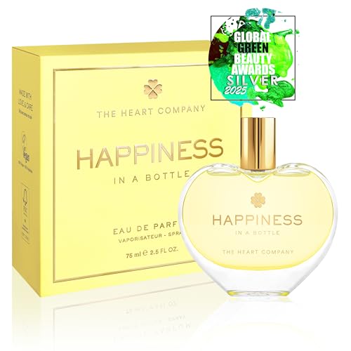 HAPPINESS in a bottle | Parfum Damen 75ml | Eau de Parfum für Frauen | EDP | Womens Perfume | Damenduft von THE HEART COMPANY