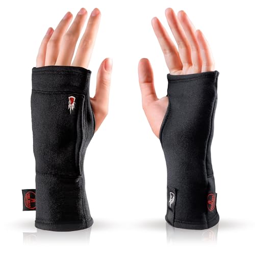 THE HEAT COMPANY - Merino Tube - Fingerlose Merino Handschuhe - Premium Qualität - Pulswärmer für Damen & Herren - Handschuhe ohne Fingerkuppen: Halbfinger Handschuhe - Handstulpen von THE HEAT COMPANY