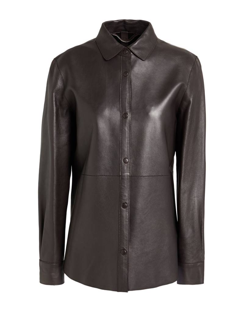 THE JACK AND JACKIE LEATHERS Hemd Damen Dunkelbraun von THE JACK AND JACKIE LEATHERS