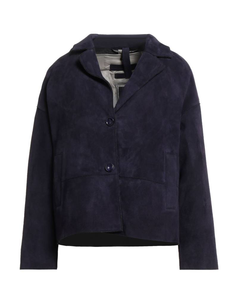 THE JACK AND JACKIE LEATHERS Jacke & Anorak Damen Dunkelviolett von THE JACK AND JACKIE LEATHERS