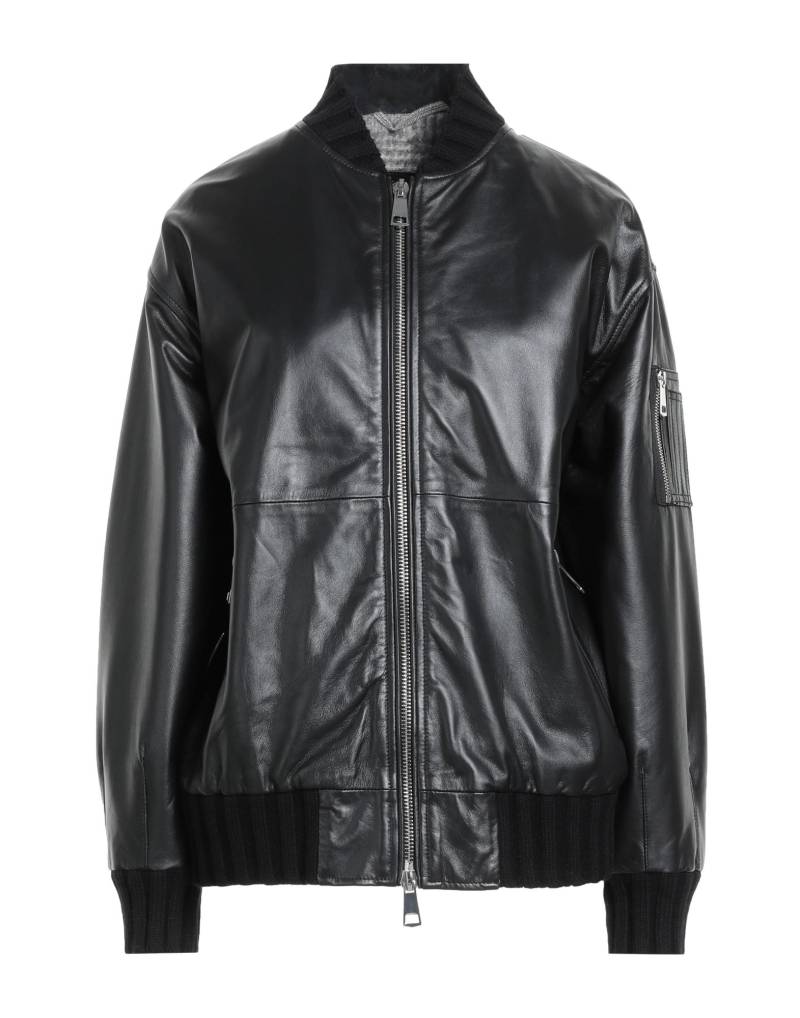 THE JACK AND JACKIE LEATHERS Jacke & Anorak Damen Schwarz von THE JACK AND JACKIE LEATHERS