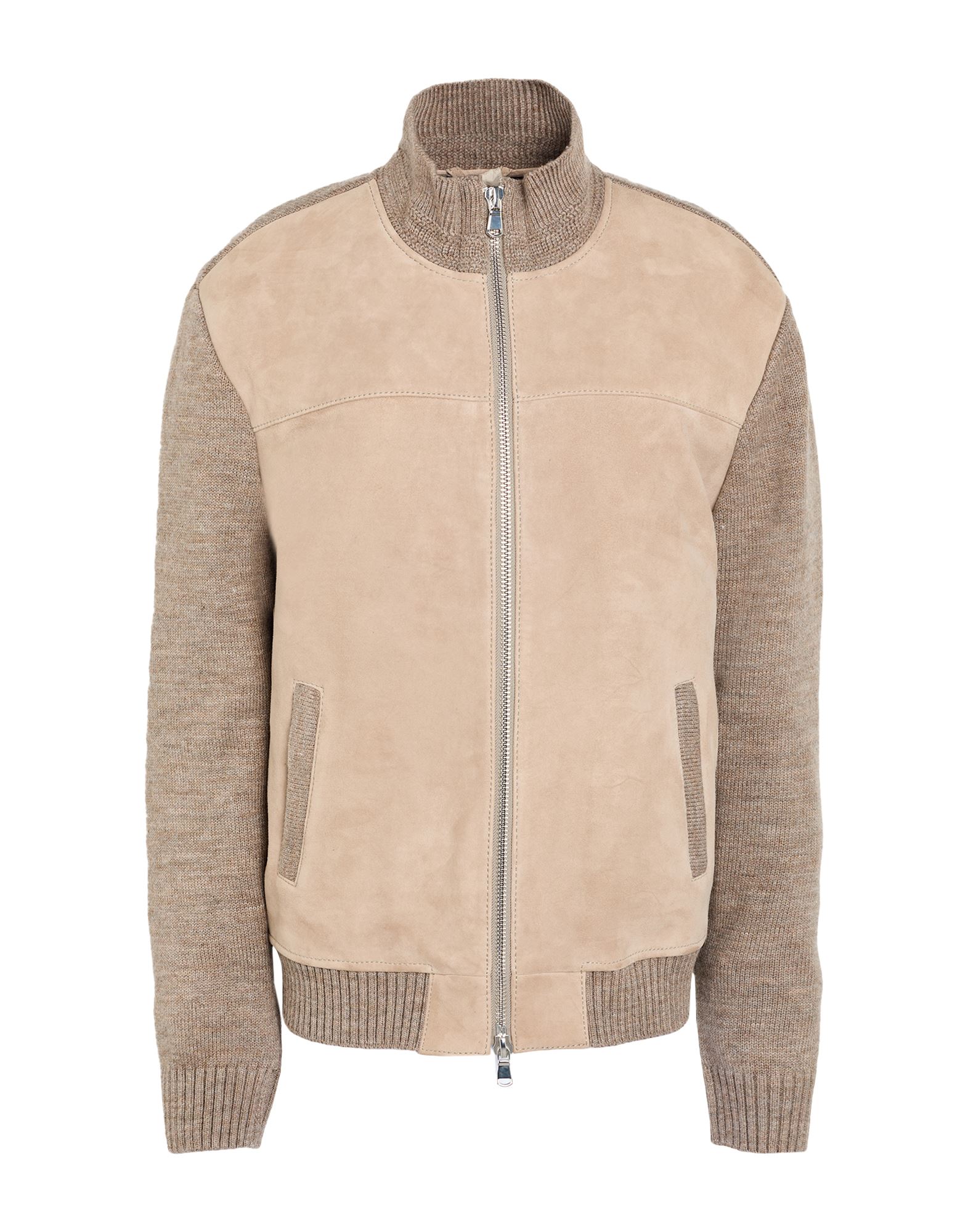 THE JACK AND JACKIE LEATHERS Jacke & Anorak Herren Beige von THE JACK AND JACKIE LEATHERS