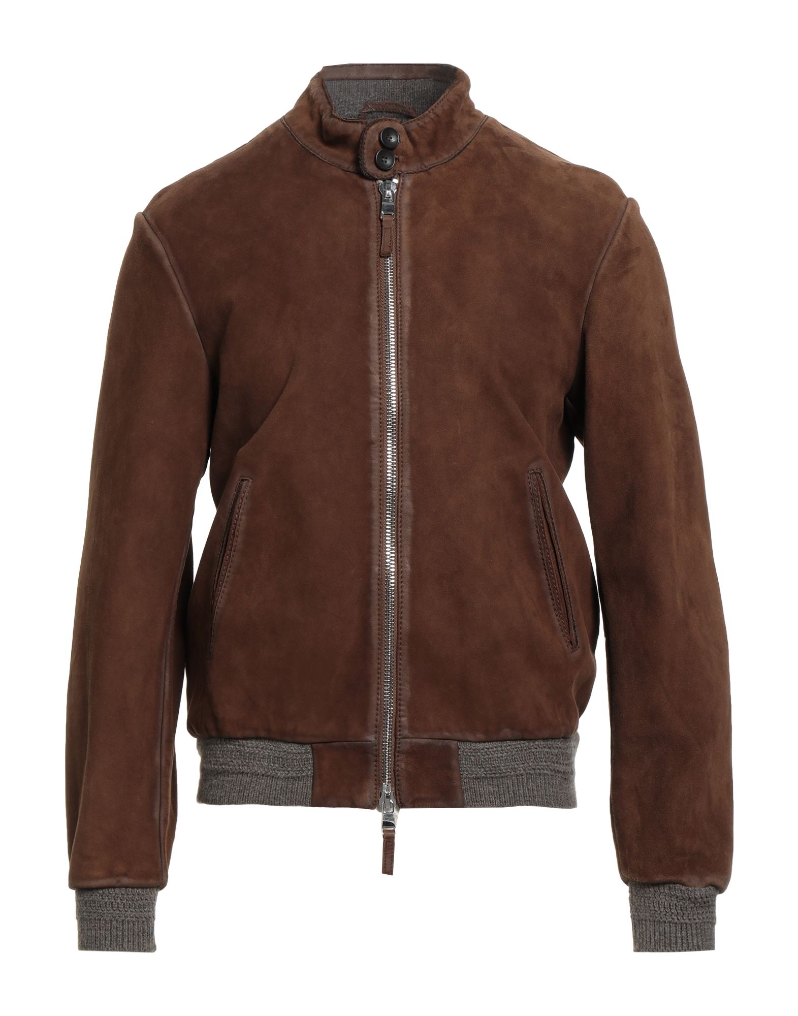 THE JACK AND JACKIE LEATHERS Jacke & Anorak Herren Braun von THE JACK AND JACKIE LEATHERS