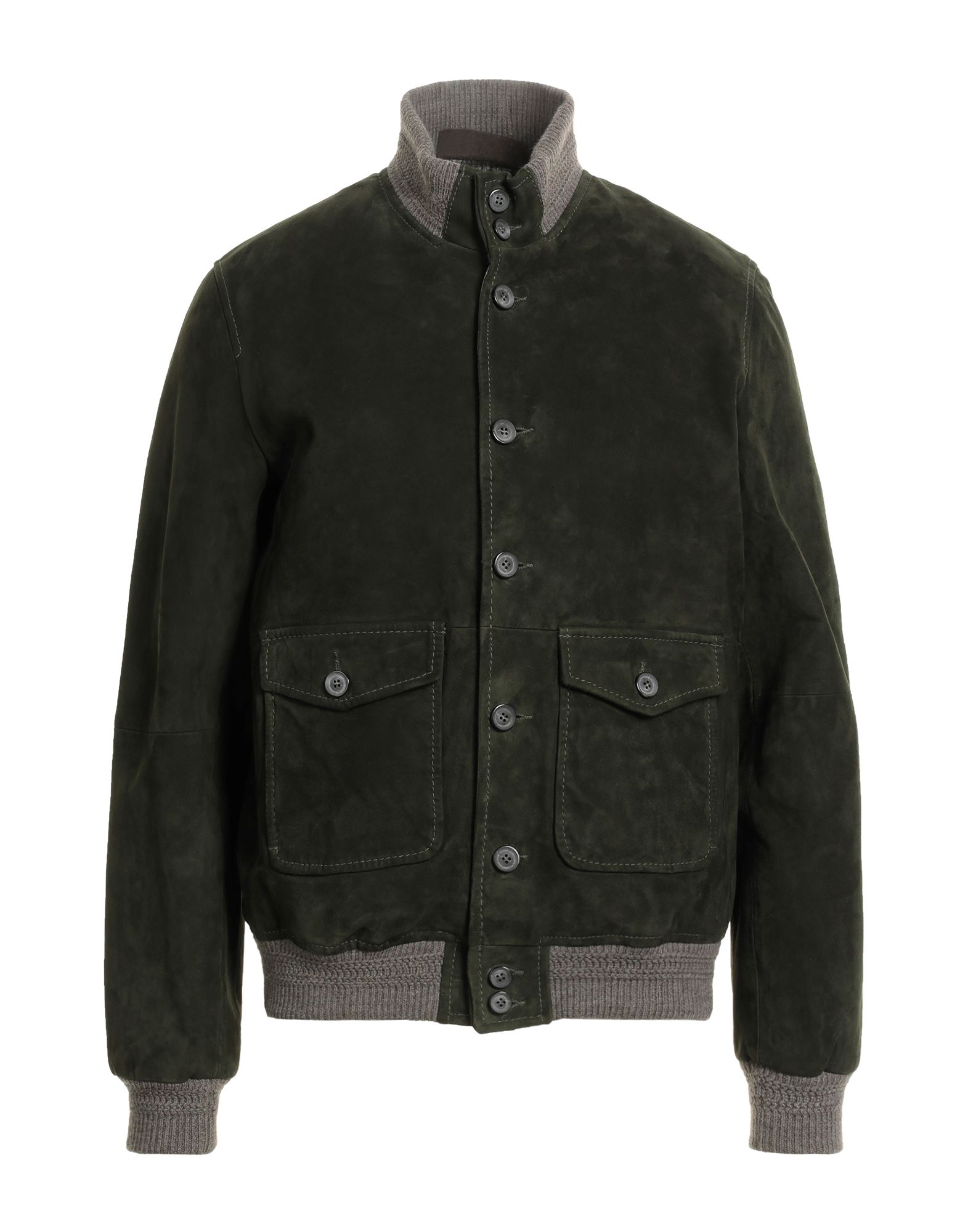 THE JACK AND JACKIE LEATHERS Jacke & Anorak Herren Dunkelgrün von THE JACK AND JACKIE LEATHERS