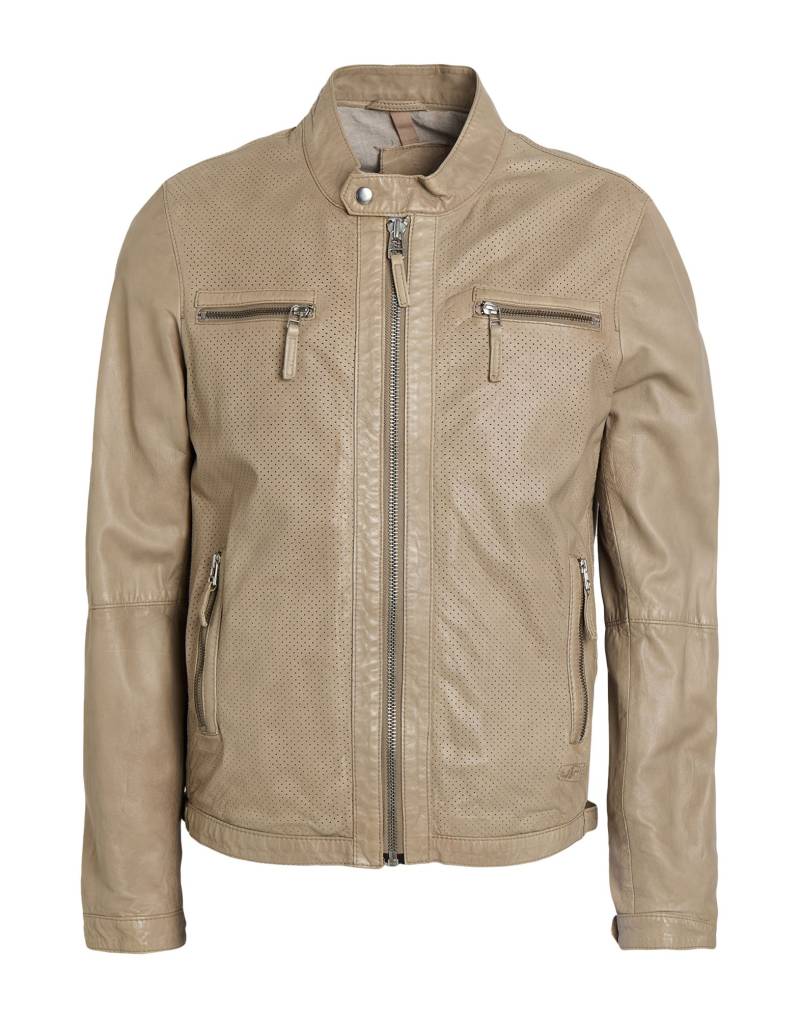 THE JACK AND JACKIE LEATHERS Jacke & Anorak Herren Khaki von THE JACK AND JACKIE LEATHERS