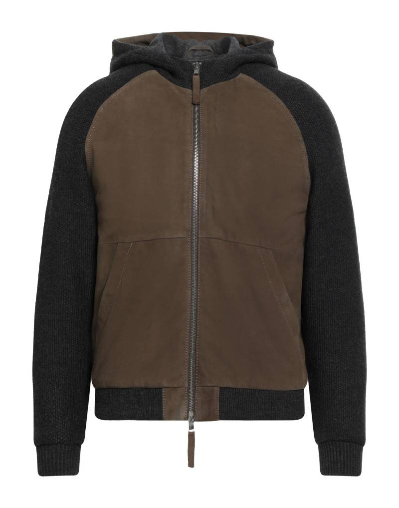 THE JACK AND JACKIE LEATHERS Jacke & Anorak Herren Militärgrün von THE JACK AND JACKIE LEATHERS