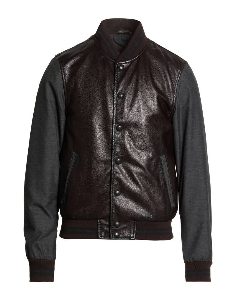 THE JACK AND JACKIE LEATHERS Jacke & Anorak Herren Schokobraun von THE JACK AND JACKIE LEATHERS