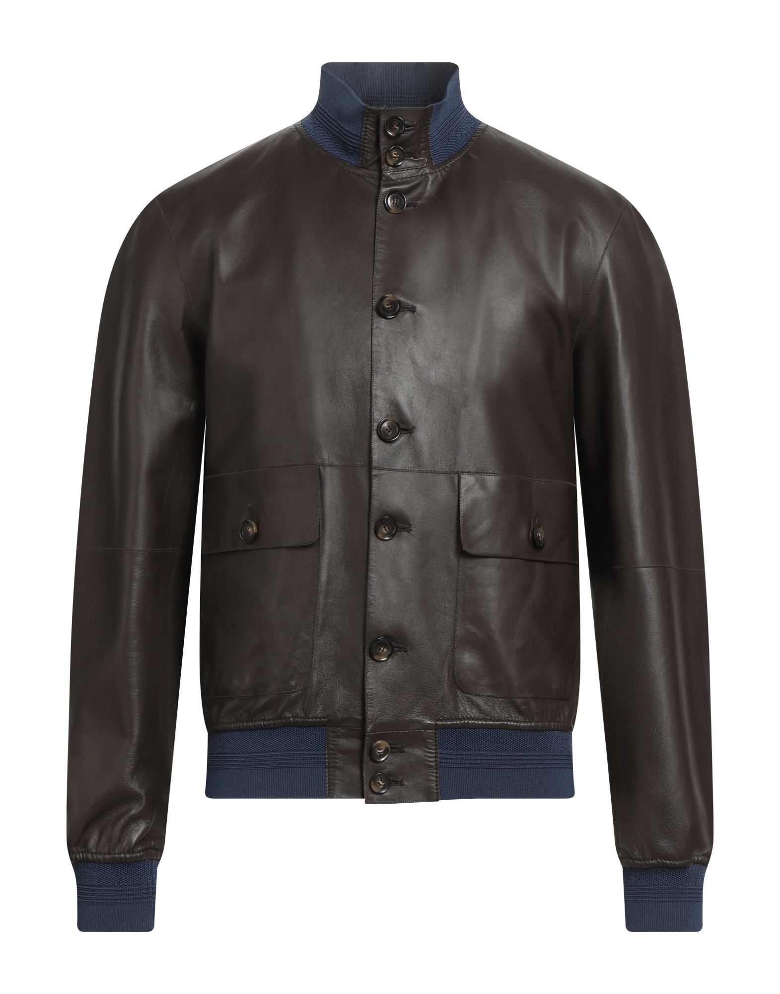 THE JACK LEATHERS Jacke & Anorak Herren Dunkelbraun von THE JACK LEATHERS