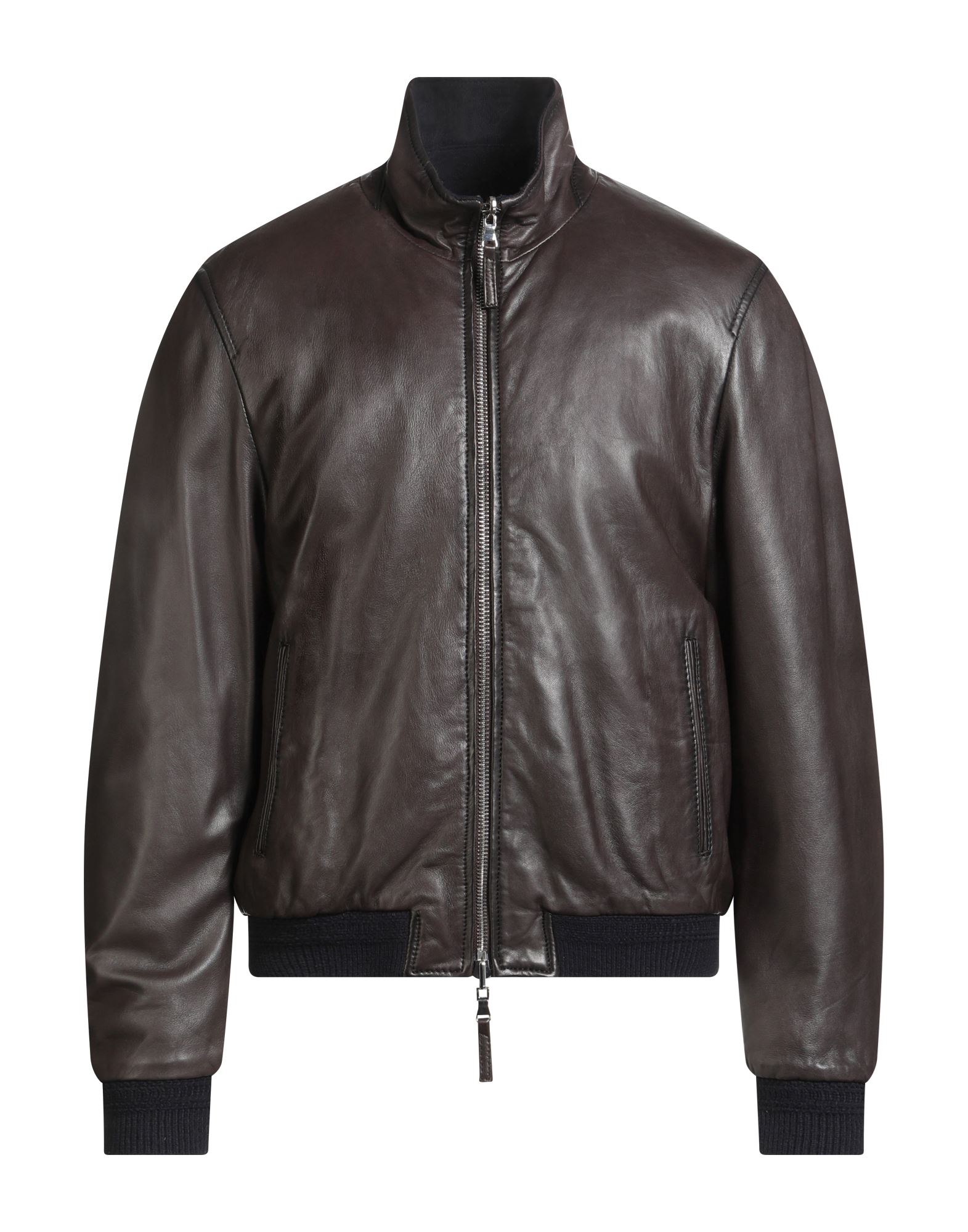 THE JACK LEATHERS Jacke & Anorak Herren Dunkelbraun von THE JACK LEATHERS
