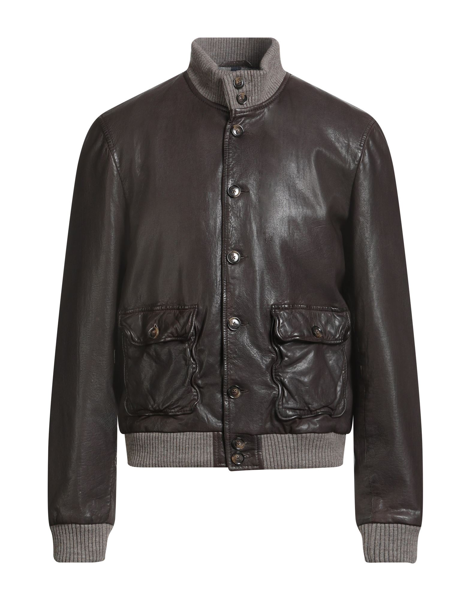 THE JACK LEATHERS Jacke & Anorak Herren Schokobraun von THE JACK LEATHERS