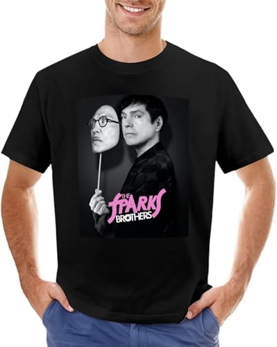 Brother of Sparks T-Shirt Black t Shirts for Men Crew Neck Unisex Short Sleeve T-Shirt XXL Brother of Sparks T-Shirt Black t Shirts for Men Crew Neck Unisex Short Sleeve T-Shirt XXL von THE KING OF TOMATO