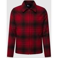 THE KOOPLES Jacke mit Karo-Muster Modell 'Blouson' in Rot, Größe M von THE KOOPLES