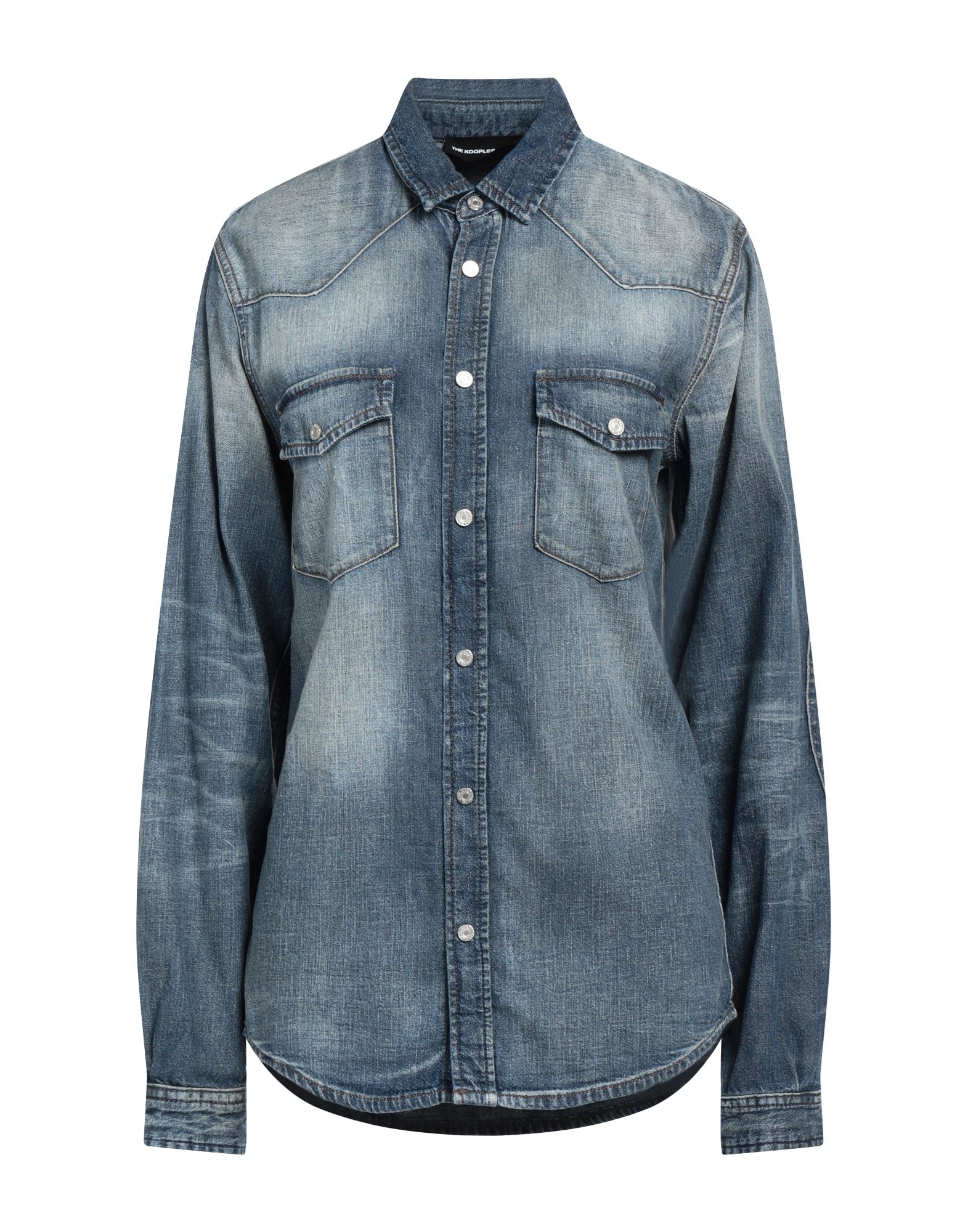 THE KOOPLES Jeanshemd Damen Blau von THE KOOPLES