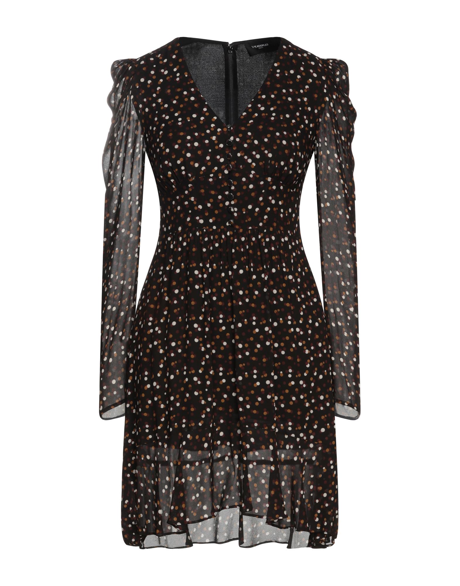 THE KOOPLES Mini-kleid Damen Dunkelbraun von THE KOOPLES