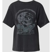 THE KOOPLES T-Shirt mit Label-Print in Black, Größe 40 von THE KOOPLES
