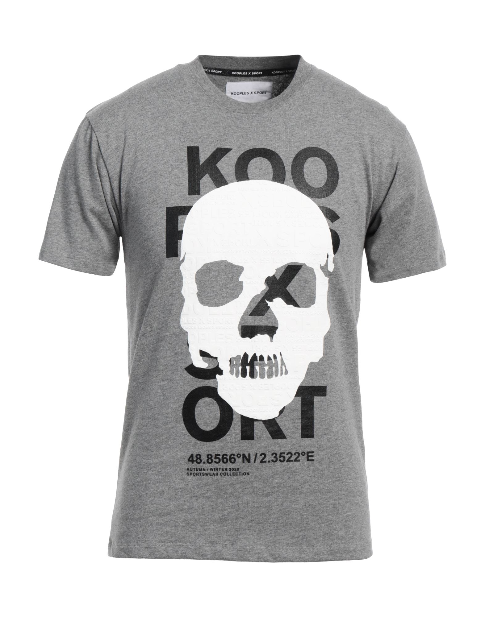 THE KOOPLES T-shirts Herren Grau von THE KOOPLES