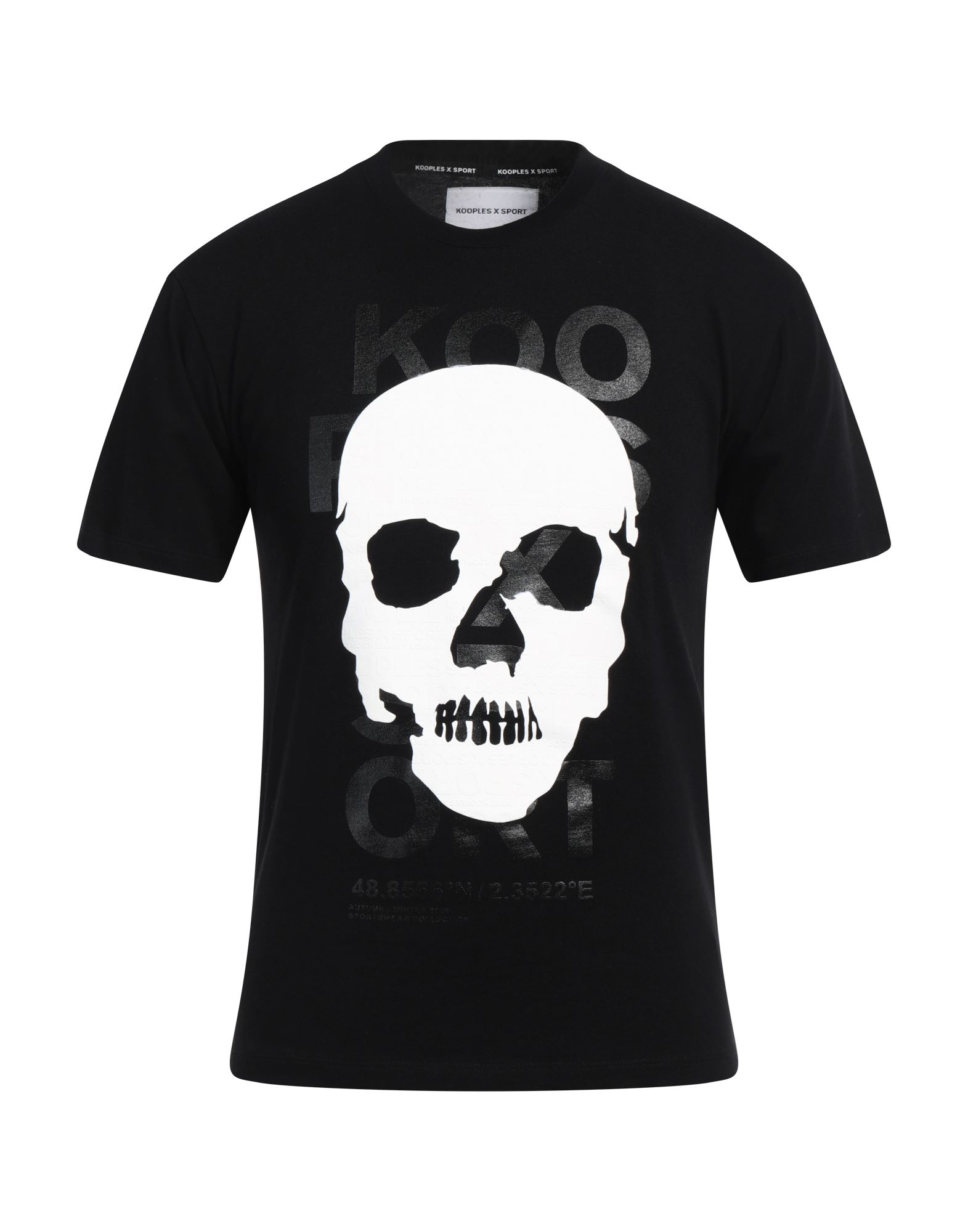 THE KOOPLES T-shirts Herren Schwarz von THE KOOPLES