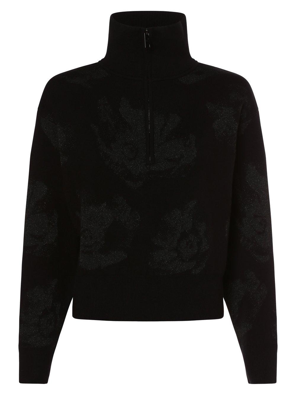 The Kooples Pullover Damen Baumwolle gemustert, schwarz von THE KOOPLES