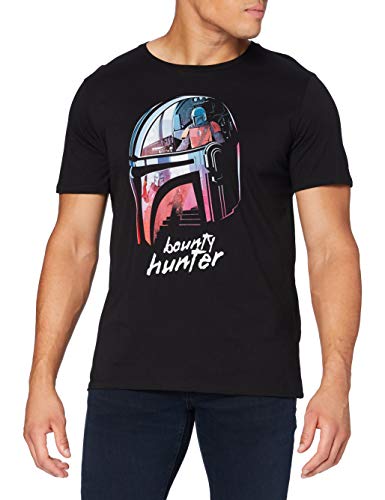 THE MANDALORIAN Herren T-Shirt, Schwarz, M von THE MANDALORIAN
