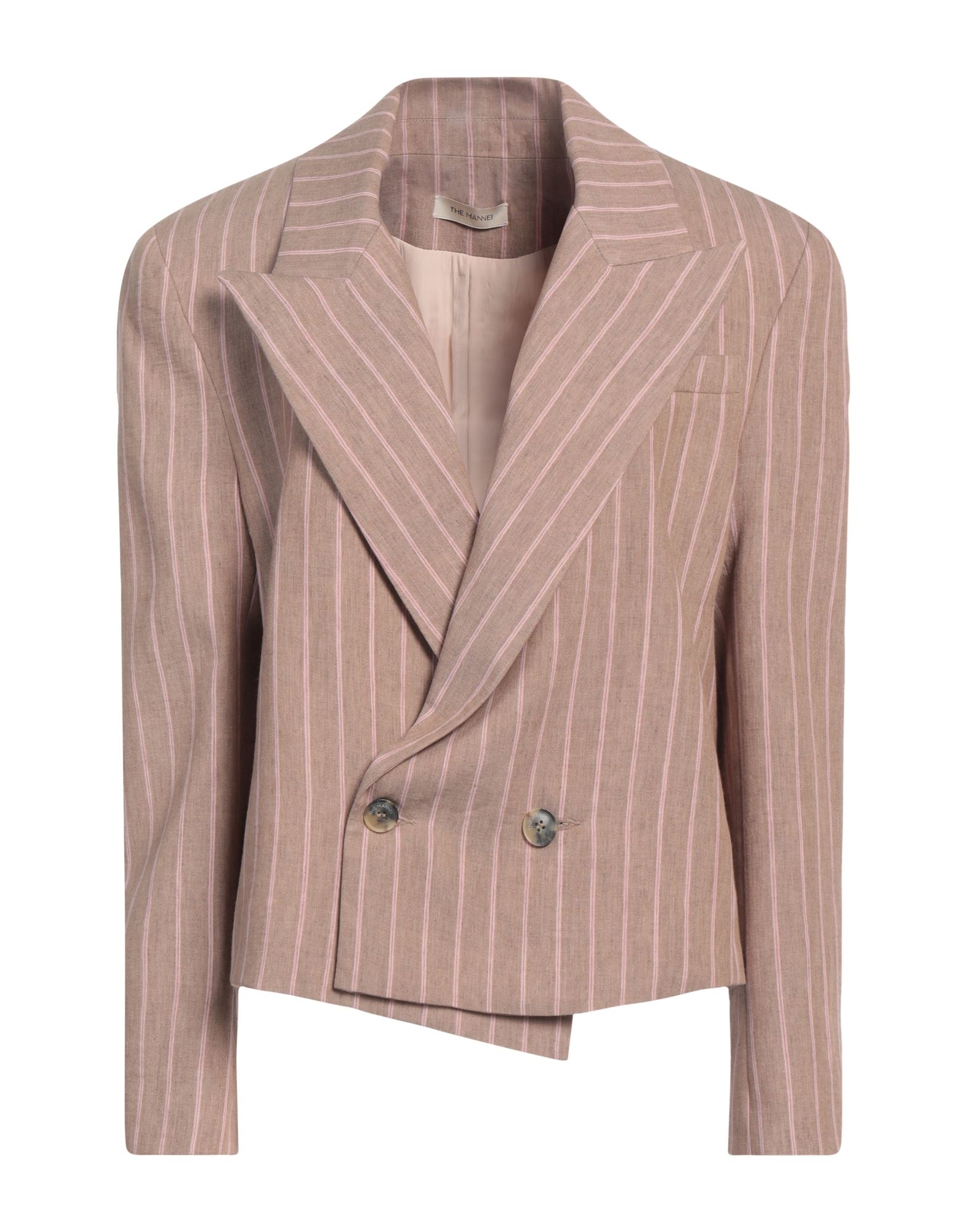 THE MANNEI Blazer Damen Hellbraun von THE MANNEI