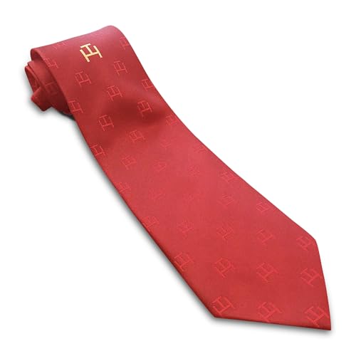 THE MASONIC COLLECTION – Royal Arch Chapter Polyester Krawatte in Rot – mit Triple Tau Symbolen – Besser knoten und aufhängen – Ideale Freimaurer Geschenke für Männer THE MASONIC COLLECTION – Royal Arch Chapter Polyester Krawatte in Rot – mit Triple Tau Symbolen – Besser knoten und aufhängen – Ideale Freimaurer Geschenke für Männer von THE MASONIC COLLECTION