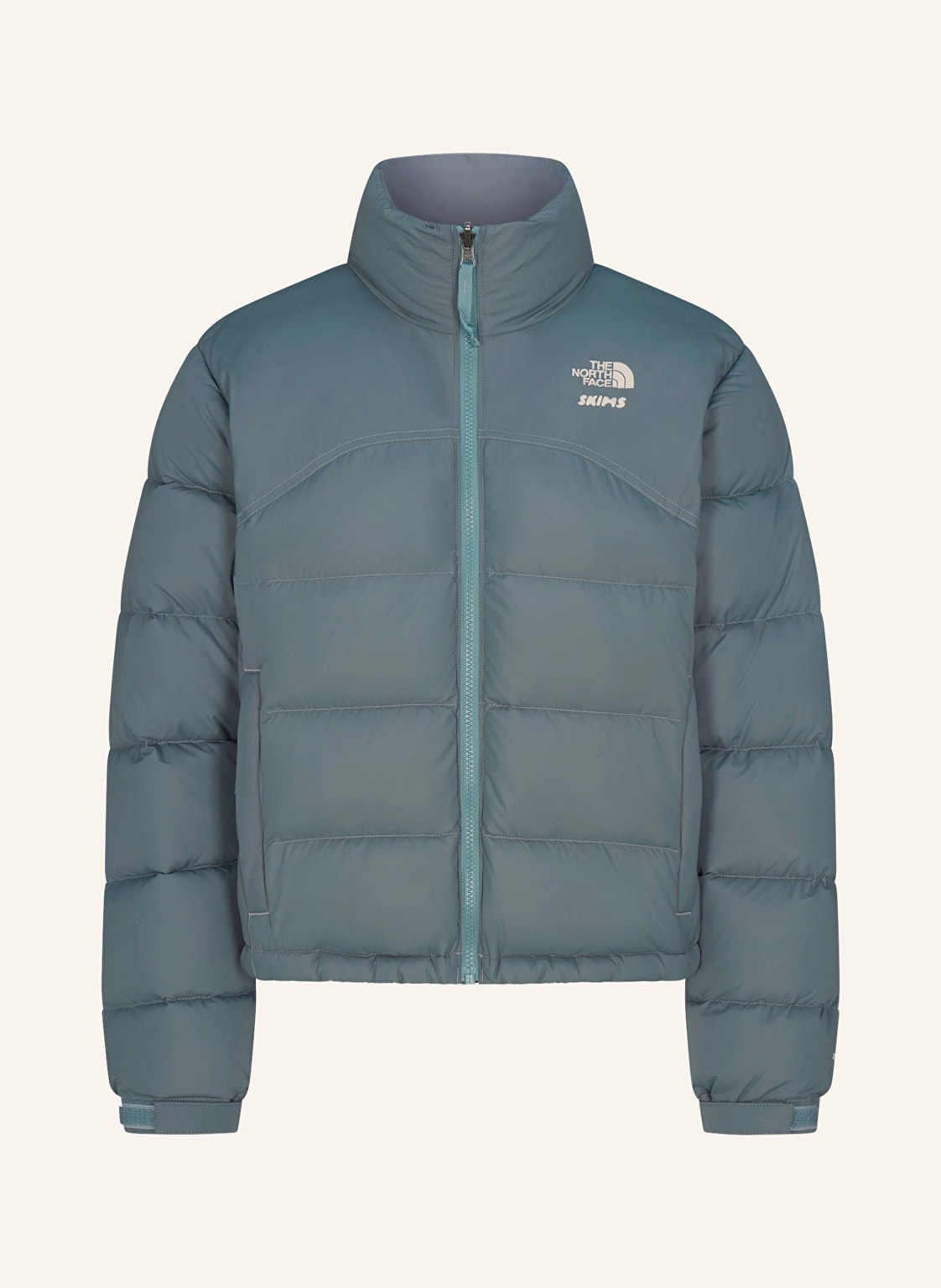 The North Face X Skims Daunenjacke Tnf X Project K 2000 Retro Shrunken Nuptse blau von THE NORTH FACE x SKIMS