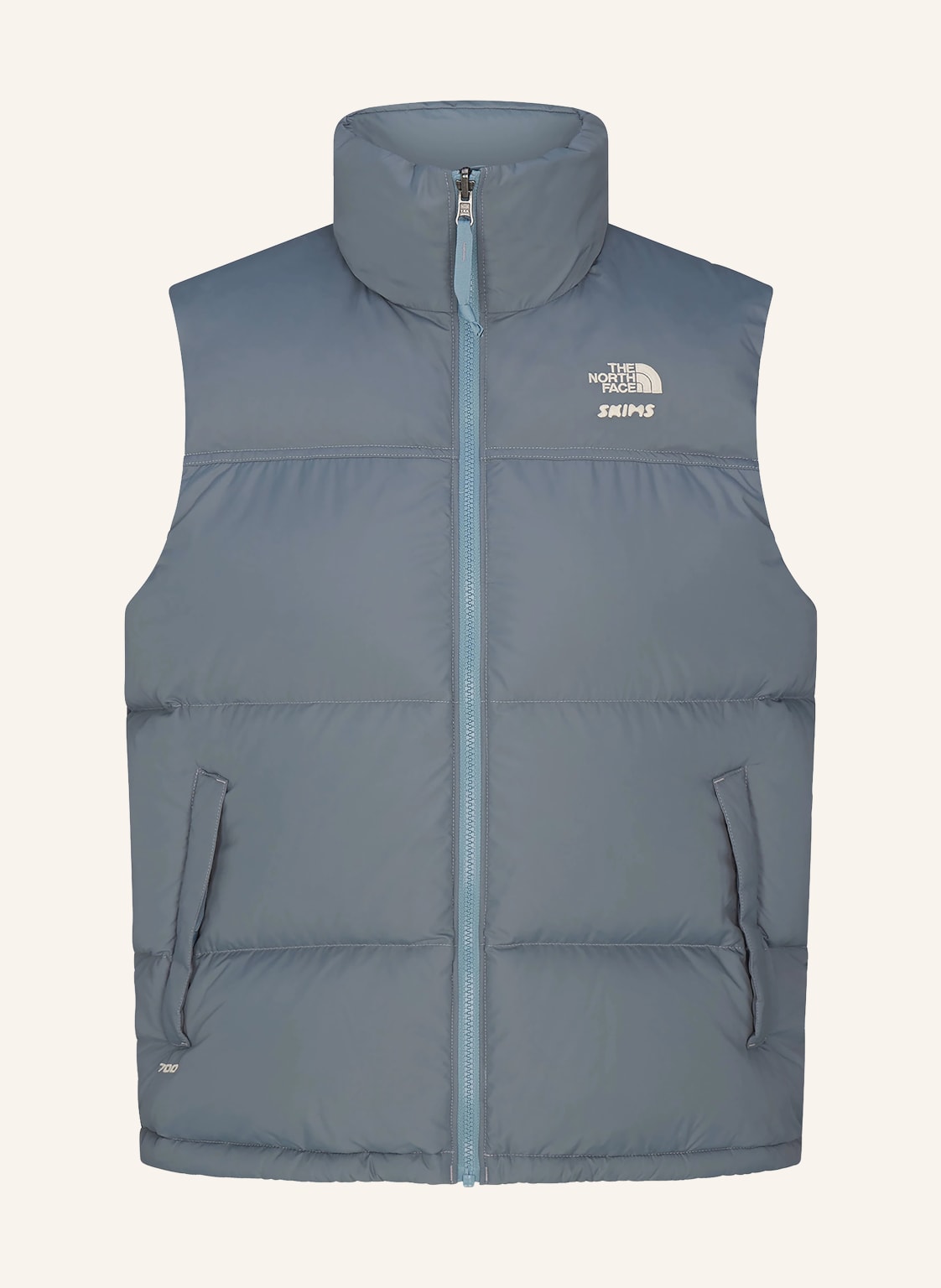 The North Face X Skims Daunenweste Tnf X Project K Nuptse blau von THE NORTH FACE x SKIMS