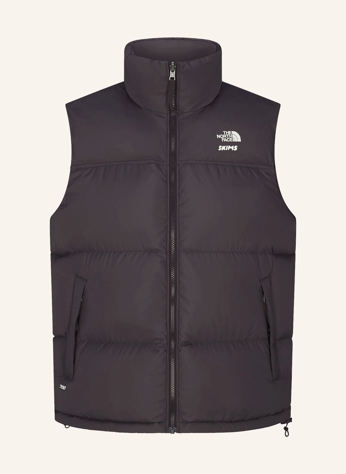 The North Face X Skims Daunenweste Tnf X Project K Nuptse braun von THE NORTH FACE x SKIMS