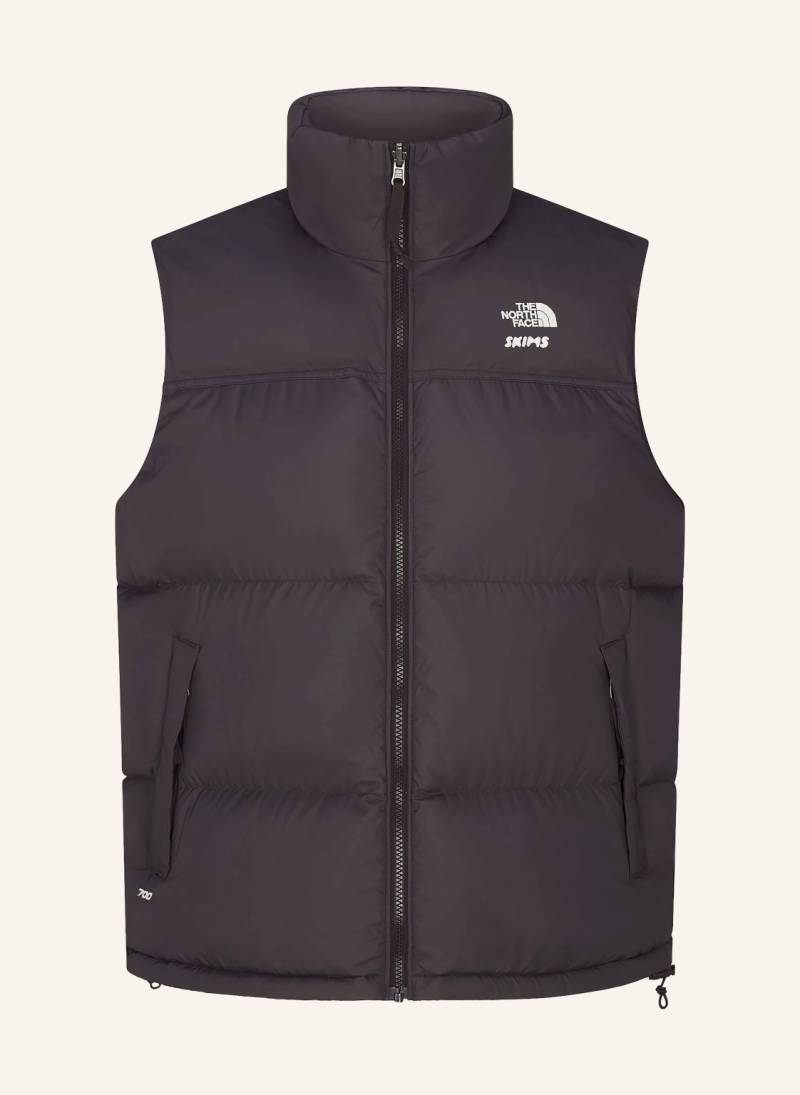 The North Face X Skims Daunenweste Tnf X Project K Nuptse braun von THE NORTH FACE x SKIMS