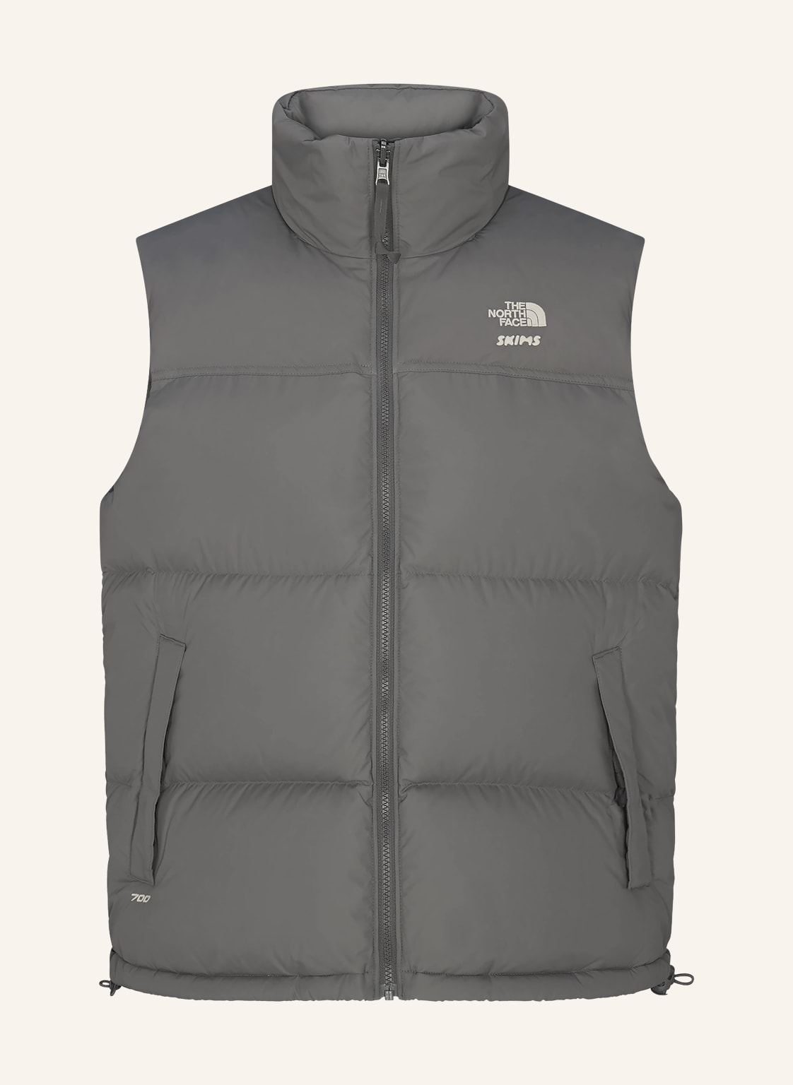 The North Face X Skims Daunenweste Tnf X Project K Nuptse grau von THE NORTH FACE x SKIMS