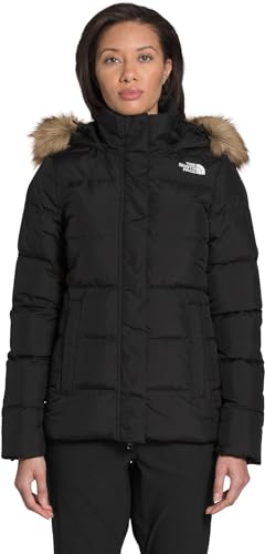 Damen Gotham Jacke - Vintage White, TNF Schwarz/Weiß-Logo, M von THE NORTH FACE