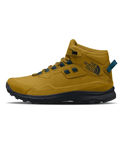 THE NORTH FACE Cragstone Herren-Wanderstiefel aus Leder, wasserdicht, mittelhoch, Arrowwood Yellow/TNF Black, 43 EU von THE NORTH FACE