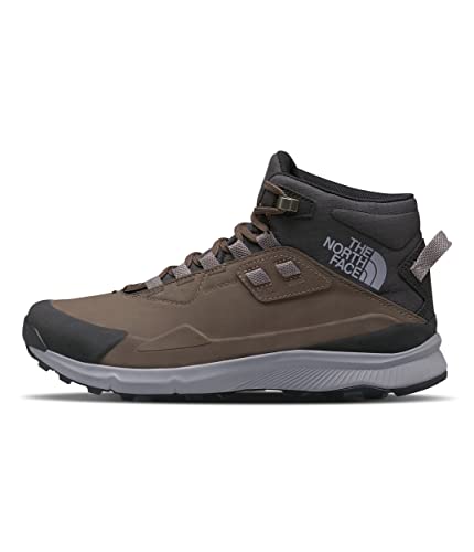 THE NORTH FACE Cragstone Herren-Wanderstiefel aus Leder, wasserdicht, mittelhoch, Bipartisan Braun/Meld Grey, 47 EU von THE NORTH FACE