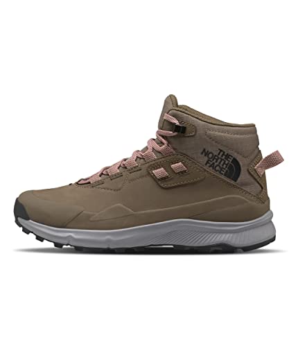 THE NORTH FACE Damen Cragstone Leder Mid Wasserdichte Stiefel, Bipartisan Braun/Meld Grey, 42 EU von THE NORTH FACE