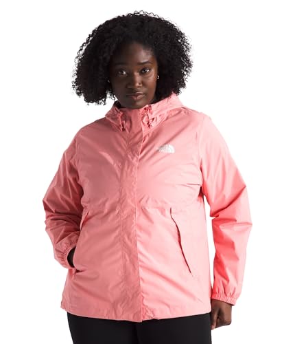 THE NORTH FACE Damen Wasserdichte Antora Jacke (Standard und Übergröße), Terrakotta, 1X Plus von THE NORTH FACE