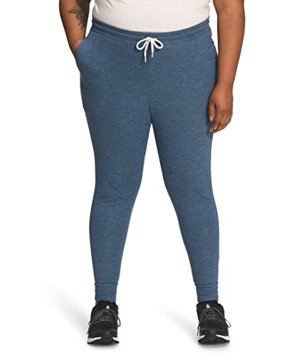 THE NORTH FACE Damen Westbrae Knit Jogger, Shady Blue Heather, Groß von THE NORTH FACE