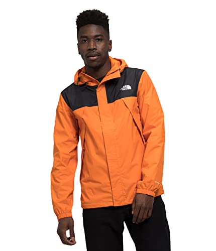 THE NORTH FACE Antora wasserdichte Herrenjacke (Standard und große Größe), Mandarin/TNF-Schwarz, Größe 3XL, Mandarin/TNF-Schwarz, 3XL von THE NORTH FACE