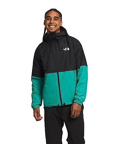 THE NORTH FACE Herren Antora Regen Hoodie (Große und Standardgröße), TNF Black/Lichen Teal, 3XL von THE NORTH FACE