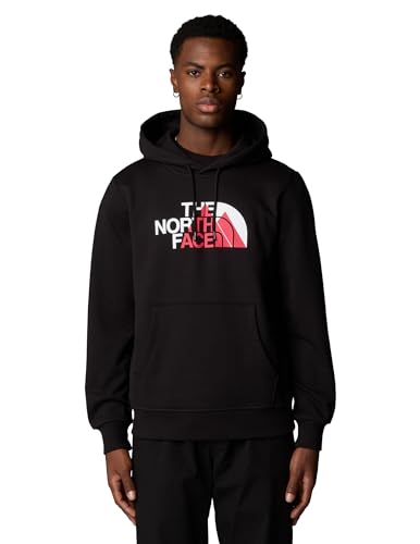 THE NORTH FACE - Herren Biner Graphic Fleece Pullover Hoodie - Komfort, Langarm, mit Kapuze - TNF Black - L THE NORTH FACE - Herren Biner Graphic Fleece Pullover Hoodie - Komfort, Langarm, mit Kapuze - TNF Black - L von THE NORTH FACE