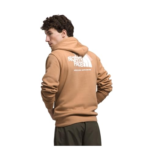 THE NORTH FACE Herren Box NSE Pullover Hoodie (Standard und Big Size), Almond Butter/Pink Moss, XX-Large von THE NORTH FACE