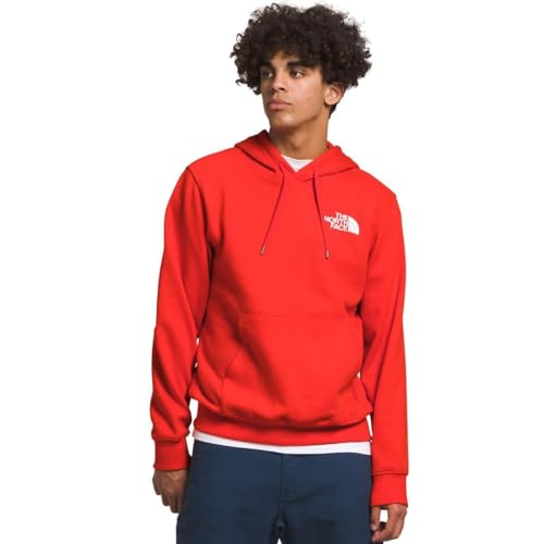 THE NORTH FACE Herren Box NSE Pullover Hoodie (Standard und Big Size), Fiery Red/Art, X-Large von THE NORTH FACE