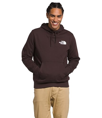 THE NORTH FACE Herren Box NSE Pullover Hoodie (Standard und Big Size), Kohlbraun/Monogramm, Größe S von THE NORTH FACE